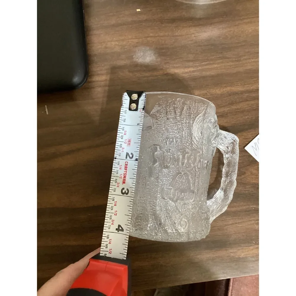 McDonald’s The Flintstones Glass Mugs Vintage Sets